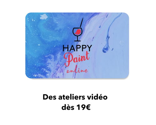 Explorez nos ateliers peinture en ligne ! 🎨 Rejouez nos vidéos, créez à votre rythme et libérez votre créativité. 0 expérience requise, essayez dès maintenant !  