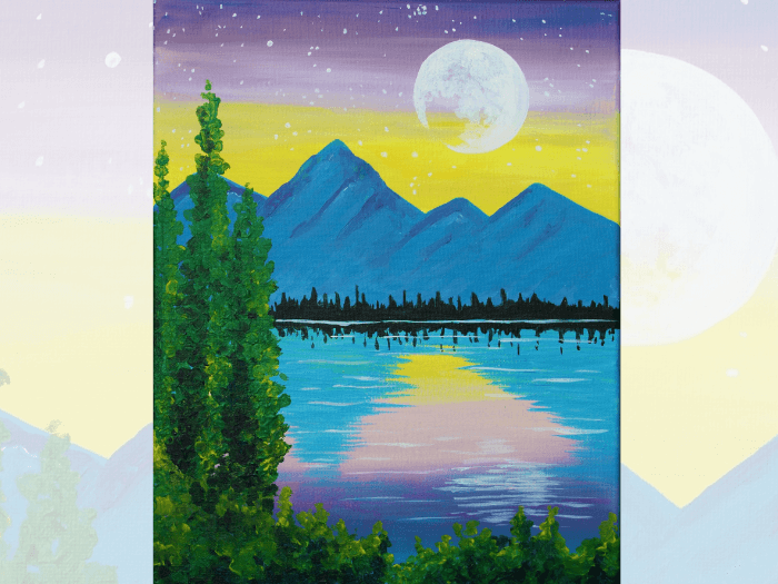 Lac au clair de Lune – Happy Paint